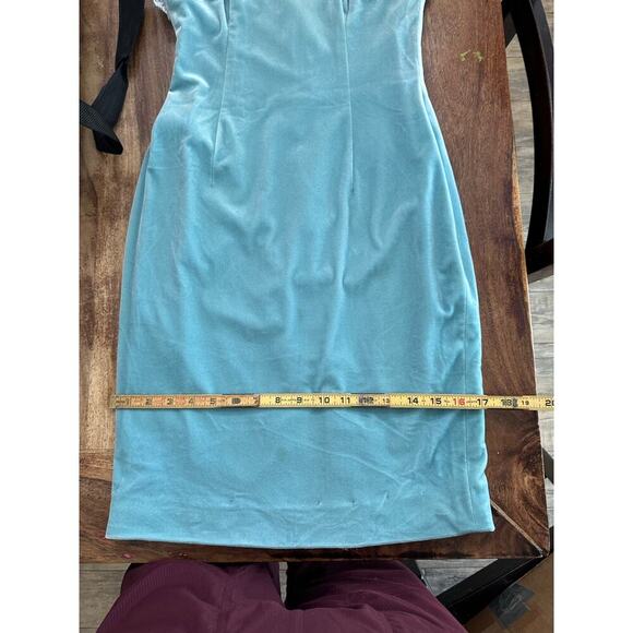 Zangtoi Women's Green & White Embroidered Sleeveless Shift Mini Dress Size - Picture 14 of 16